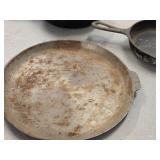 Lot of (3) Cast Iron Cookware - 6-1/2" Pan, 8" Pan and 11" Skillet