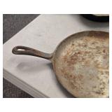 Lot of (3) Cast Iron Cookware - 6-1/2" Pan, 8" Pan and 11" Skillet