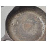 Lot of (3) Cast Iron Pans 11" (x1), 6-1/2" (x2)