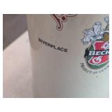 Vintage 1.0-Liter Stoneware Beer Stein by J. Cousineau