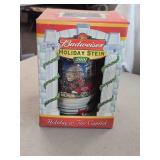 2001 Budweiser Holiday Edition Beer Stein (in original packaging)