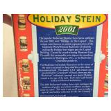 2001 Budweiser Holiday Edition Beer Stein (in original packaging)