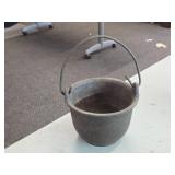 Vintage Cast Iron Cauldron / Smelting Pot with Handle and Spout 2 1/2" x 5"