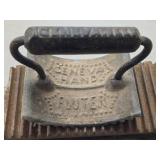 Vintage Cast Iron Hand Fluter by Geneva (Late 19th Century)