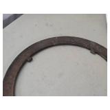 Vintage 36" Cast Iron Cannonball Sizing Tool