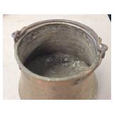Vintage Copper Cauldron 10" x 12"