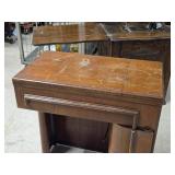 Singer Sewing Machine with Wood Flip-Top Cabinet 58" x 17" x 38"