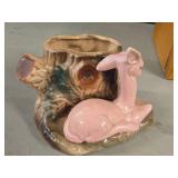 Deer theme Ceramic Vase