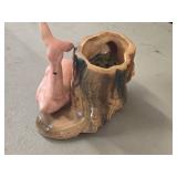 Deer theme Ceramic Vase