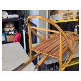 Wooden Dog Sled 77" x 22" x 28"