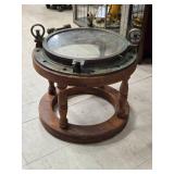 Vintage Nautical Ship Portal Table - Bronze | Brass