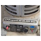 LP/Propane Gasoline 40-80,000-BTU Heater 22" x 14"