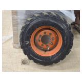 Lande Super Traction Skid Steer Loader Tire with 8-lug Rim