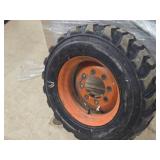 Lande Super Traction Skid Steer Loader Tire with 8-lug Rim