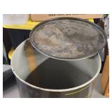 17.5-Gallon Steel Civil Defense Survival Supplies Barrel 22" x 16"