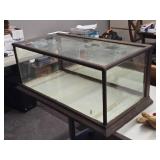 Glass and Wood Mirrored Display Box