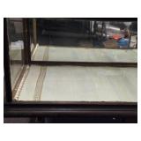 Glass and Wood Mirrored Display Box