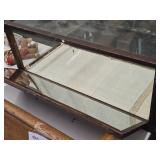 Glass and Wood Mirrored Display Box