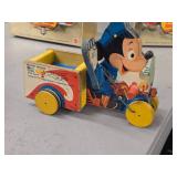 Vintage 1956 Mickey Mouse Safety Patrol Pull Toy