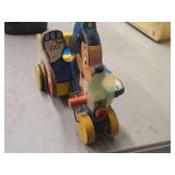 Vintage 1956 Mickey Mouse Safety Patrol Pull Toy