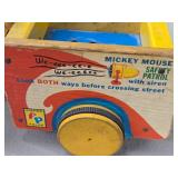 Vintage 1956 Mickey Mouse Safety Patrol Pull Toy