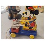 Vintage 1939 Mickey Mouse Xylophone Pull Toy