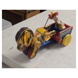 Vintage Wooden Pull Toy - Bucky Burro by Fisher-Price (1950