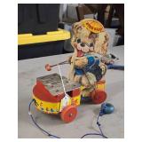 Vintage Wooden Pull Toy - Fido Zilo by Fisher-Price (1955)