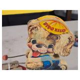 Vintage Wooden Pull Toy - Fido Zilo by Fisher-Price (1955)