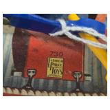 Vintage Wooden Pull Toy - Row Boat by Fisher-Price (1940