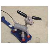 Vintage Paddle Toy - Dizzy Donkey Pop-Up Kritter by Fisher-Price (1920