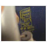 Vintage Paddle Toy - Dizzy Donkey Pop-Up Kritter by Fisher-Price (1920