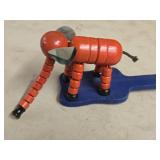 Vintage Paddle Toy - Jumbo Jitter Bug Pop-Up Kritter by Fisher-Price (1930
