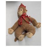Vintage Character Novelty Monkey Chimp theme Mohair Stuffie