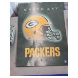 Vintage Metal Sign - Green Bay Packers with Official NFL Logo