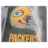 Vintage Metal Sign - Green Bay Packers with Official NFL Logo