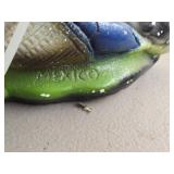 Vintage Texas Armadillo Mascot Drinking Lone Star Beer theme Chalkware Statue