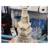 Vintage Church theme Carnival Chalkware Lighted Statue