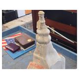 Vintage Church theme Carnival Chalkware Lighted Statue