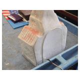 Vintage Church theme Carnival Chalkware Lighted Statue