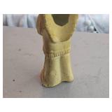 Vintage Native American theme Carnival Chalkware Statue