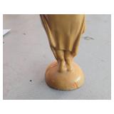 Vintage Kewpie Doll theme Carnival Chalkware Statue with (2) Tufts of Hair