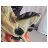 Vintage George Washington Riding Horse theme Carnival Chalkware Statue