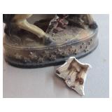 Vintage George Washington Riding Horse theme Carnival Chalkware Statue