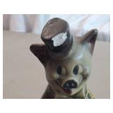 Vintage Formal Pig theme Carnival Chalkware Statue