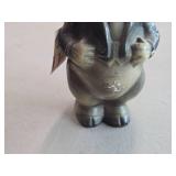 Vintage Formal Pig theme Carnival Chalkware Statue