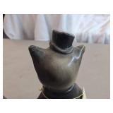 Vintage Formal Pig theme Carnival Chalkware Statue