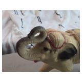 Vintage Circus Elephant theme Carnival Chalkware Statue