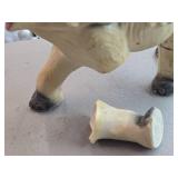 Vintage Circus Elephant theme Carnival Chalkware Statue