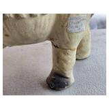 Vintage Circus Elephant theme Carnival Chalkware Statue